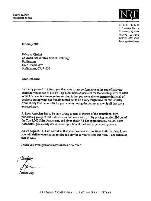 2011 February Bruce Zipf letter